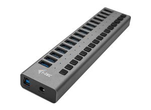 8595611702969 - I-Tec USB 30 Charging HUB 16 port + Power Adapter 90 W USB-Hubs - 16 - Grau