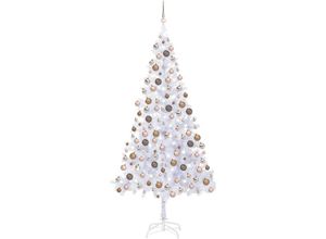 8720286496688 - Vidaxl - Künstlicher Weihnachtsbaum Beleuchtung Kugeln 210cm 910 Zweige 172403