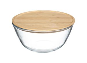 3560237556727 - 5five - salatschüssel d23cm deckel bambus - transparent 3560237556727 - 5five - salatschüssel d23cm deckel bambus - transparent