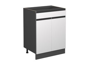 4066731394272 - Küchenunterschrank R-Line Weiß 80 cm ap Marmor Vicco