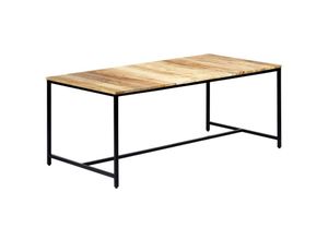 8719883549927 - Bonnevie - EsstischEsszimmertisch 180 x 90 x 75 cm Massives Raues Mangoholz vidaXL