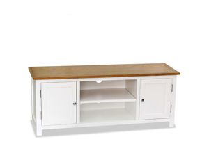 8718475710233 - Vidaxl - TV-Schrank 120x35x48 cm Massivholz Eiche