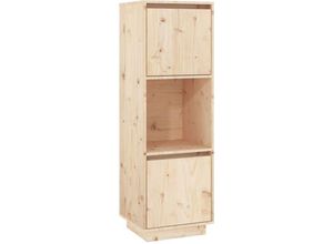 8720286923405 - Bonnevie - HighboardKommode 38x35x117 cm Massivholz Kiefer vidaXL