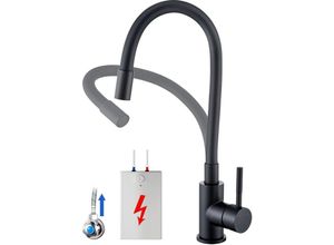 0784548653828 - Niederdruck flexibler Wasserhahn Küche Armatur 360° schwenkbare Küchenmischbatterien Einhebelmischer für Kaltwasser und einen Wasserboiler 0784548653828 - Niederdruck flexibler Wasserhahn Küche Armatur 360° schwenkbare Küchenmischbatterien Einhebelmischer für Kaltwasser und einen Wasserboiler