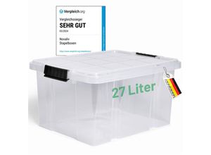 4251888511584 - Aufbewahrungsbox 1x Aufbewahrungsbox 1x Deckel - Transparent - Novaliv 4251888511584 - Aufbewahrungsbox 1x Aufbewahrungsbox 1x Deckel - Transparent - Novaliv