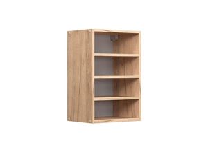 4066731049134 - Regalhängeschrank Küchenschrank Küchenzeile R-Line 40 cm Eiche Fächer