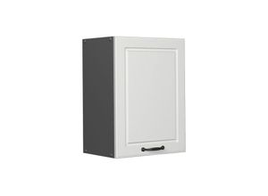 4066731045877 - Hängeschrank Küchenschrank Küchenzeile R-Line Landhaus 45 cm Anthrazit Weiß Tür Fächer