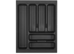 4251540166329 - Orga-Box i Besteckeinsatz 369 x 473 lavagrau mit Perlstruktur für Tandembox Antaro Intivo u ModernBox im 45er Schrank Besteckkasten - Lavagrau 4251540166329 - Orga-Box i Besteckeinsatz 369 x 473 lavagrau mit Perlstruktur für Tandembox Antaro Intivo u ModernBox im 45er Schrank Besteckkasten - Lavagrau