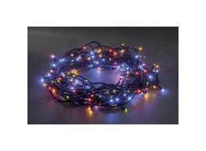 7318303630507 - LED-Lichterkette KONSTSMIDE Weihnachtsdeko aussen Lichterketten Gr Dioden 80 St Flammen 80 St Kabellänge 5 m x Gesamtlänge 1053 m schwarz Weihnachtsbaumbeleuchtung Micro LED Lichterkette mit 8 Funktionen 80 bunte Dioden