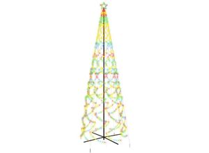 8720287069317 - Bonnevie - LED-WeihnachtsbaumOutdoor-Lichterketten Kegelform Mehrfarbig 1400 LEDs 160x500 cm vidaXL