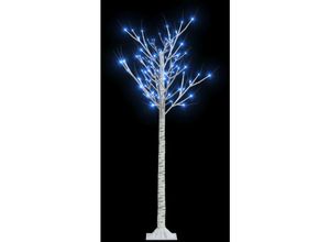 8720286442920 - Bonnevie - WeihnachtsbaumKunstbaum 140 LEDs 15 m Blau Weide Indoor Outdoor vidaXL