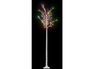 8720286443019 - WeihnachtsbaumKunstbaum 200 LEDs 22 m Mehrfarbig Weide Indoor Outdoor vidaXL