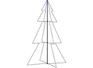 8720286433980 - Bonnevie - WeihnachtsbaumKunstbaum Kegelform 240 LEDs Indoor und Outdoor 118x180 cm vidaXL