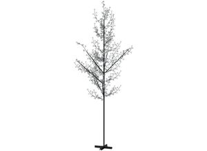 8720287138693 - Vidaxl - LED-Baum mit Kirschblüten Warmweiß 672 LEDs 400 cm Weiß