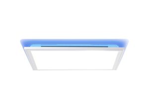 4004353358982 - Lampe Alissa led Deckenaufbau-Paneel 40x40cm silber weiß | 1x 32W led integriert (Samsung-Chip) (2500lm 2700-6200K) | Stufenlos dimmbar - Brilliant