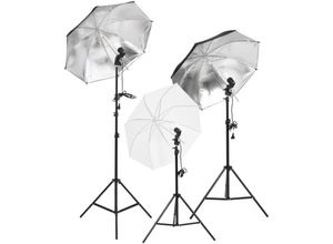 8720286771693 - Fotostudio-Beleuchtung Set mit Stativen & Schirmen vidaXL310523