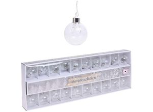 8719987128578 - Buri - led Lichterkette Weihnachtskugeln Schneeflocke Weihnachtsbeleuchtung Fensterdeko