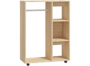 8720286610541 - Bonnevie - Kleiderschrank Sonoma-Eiche 80x40x110 cm Holzwerkstoff vidaXL88119