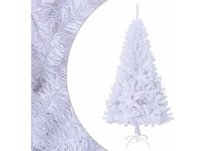 8720286361580 - Vidaxl - Künstlicher Weihnachtsbaum mit Dicken Zweigen Weiß 120 cm pvc