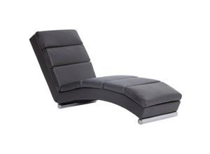 8719883568973 - Vidaxl - Chaiselongue Grau Kunstleder 429356