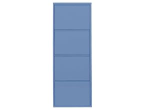 4250327313444 - HEINE HOME Schuhschrank Schränke Gr H B T ca 136 50 15 cm 4 Klappen blau (rauchblau) Schuhkipper Schuhschränke