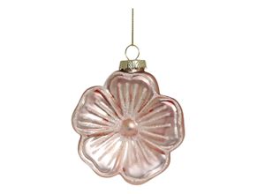 5712750373789 - Chic Antique Weihnachtskugel Rosa Blume D85 B3 cm rosa 5712750373789 - Chic Antique Weihnachtskugel Rosa Blume D85 B3 cm rosa