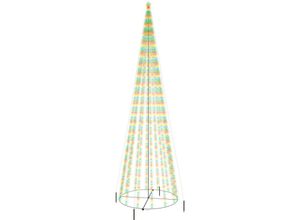 8720287018025 - Vidaxl - Weihnachtsbaum Kegelform Mehrfarbig 1134 LEDs 230x800 cm Mehrfarbig