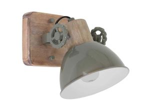 8712746122701 - - Wandleuchte Wandspot Spotlampe Holz Eiche grün Strahler schwenkbar Wohnzimmer