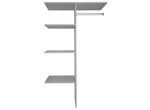 4038062000078 - Inneneinteilung WIMEX grau (leinengrau) B87cm H150cm T50cm Schrankinneneinteiler Inneneinteilung Kleiderschrank-Zubehör Ergänzung für Kleiderschränke Wäscheeinteilung 4038062000078 - Inneneinteilung WIMEX grau (leinengrau) B87cm H150cm T50cm Schrankinneneinteiler Inneneinteilung Kleiderschrank-Zubehör Ergänzung für Kleiderschränke Wäscheeinteilung
