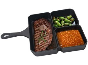 4250679506679 - Grillpfanne JIM BEAM BBQ Pfannen schwarz Grillpfannen Pfanne BxLxH 23x35x4 cm