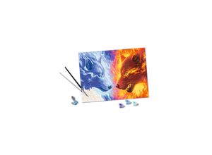 4005556235490 - Malen nach Zahlen RAVENSBURGER Creart - Fire & Ice Malvorlagen rot (rot blau) Kinder Basteln Malen Kosmetik Schmuck Made in Europe FSC schützt Wald weltweit 4005556235490 - Malen nach Zahlen RAVENSBURGER Creart - Fire & Ice Malvorlagen rot (rot blau) Kinder Basteln Malen Kosmetik Schmuck Made in Europe FSC schützt Wald weltweit