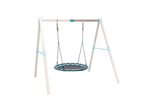 4005998851562 - HUDORA Ergänzungsmodul Nest Schaukel Vario blau silber Kinder 4005998851562 - HUDORA Ergänzungsmodul Nest Schaukel Vario blau silber Kinder