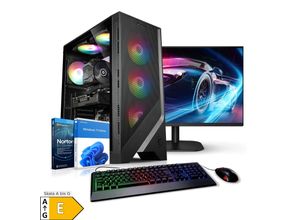 4260185627294 - PC Set Gaming mit 238 Zoll TFT Apollo AMD Ryzen 5 5500 16GB DDR4 NVIDIA RTX 3060 12 GB 500GB SSD 1TB HDD Windows 11