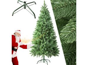 4260552088277 - Tectake - naturgetreuer künstlicher Weihnachtsbaum - 180 cm - inkl Ständer - Weihnachtsbaum - Tannenbaum - 742 Spitzen und Nadeln aus Spritzguss