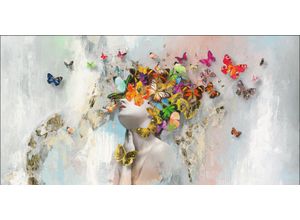 4019449489129 - Originalbild BUTTERFLY FACE (BHT 180x90x4 cm) PRO ART