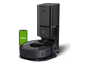 5060359287373 - iRobot Roomba i7550 Saugroboter Silber Schwarz App gesteuert kompatibel mit Amazon Alexa kompatibel mit Google Home