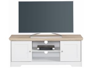 4067474155922 - Lowboard HOME AFFAIRE Nanna Sideboards Gr B H T 118 cm x 46 cm x 39 cm weiß (weiß sonoma eiche) Lowboards mit einer Eichen-Optik Oberfläche in zwei unterschiedlichen Breiten 4067474155922 - Lowboard HOME AFFAIRE Nanna Sideboards Gr B H T 118 cm x 46 cm x 39 cm weiß (weiß sonoma eiche) Lowboards mit einer Eichen-Optik Oberfläche in zwei unterschiedlichen Breiten