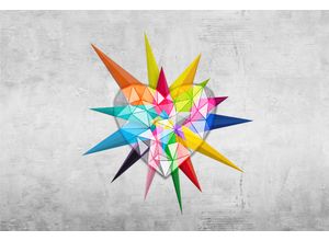 4059432170276 - Architects Paper Fototapete »Atelier 47 Heart Star 2« glatt 3D-Optik (4 St) Vlies Wand Schräge Decke blau|bunt|gelb|rot 4059432170276 - Architects Paper Fototapete »Atelier 47 Heart Star 2« glatt 3D-Optik (4 St) Vlies Wand Schräge Decke blau|bunt|gelb|rot