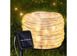 9114680739141 - Randaco - TolleTour Solar Lichterketten Lichtschlauch 8 Modi Lichter fuer Party Garden Home Festival DecoratioWarmweiss32m 300 led