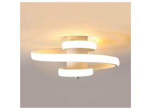 0788285607090 - Goeco - Moderne led Deckenleuchte 18W led Deckenlampe Spiral Line Design Deckenleuchte Deckenbeleuchtung für Wohnzimmer Schlafzimmer Küche