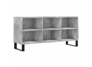 8720845906511 - Bonnevie - TV-SchrankTV-Möbel Betongrau 1035x30x50 cm Holzwerkstoff vidaXL