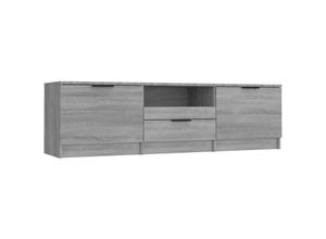 8720286968291 - Bonnevie - TV-SchrankTV-Möbel Grau Sonoma 140x35x40 cm Holzwerkstoff vidaXL