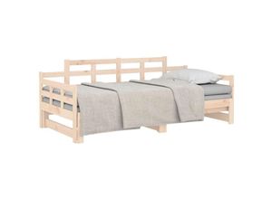 8720287073208 - TagesbettGästebett Ausziehbar Massivholz Kiefer 2x(90x200) cm vidaXL