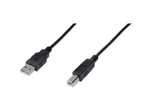 4016032282730 - AK-300105-018-S ASSMANN USB 20 Kabel Typ A-B 18m USB 20 konform sw AK-300105-018-S 4016032282730