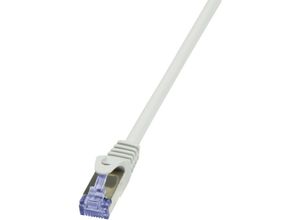 4052792032260 - CQ4032S RJ45 Netzwerkkabel Patchkabel s ftp 100 m Grau vergoldete Steckkontakte Flammwi - Logilink