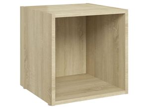 8720286354155 - Bonnevie - TV-Schrank Sonoma-Eiche 37x35x37 cm Holzwerkstoff vidaXL80795