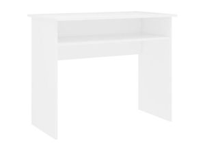 8719883870199 - Bonnevie - ComputertischSchreibtisch Weiß 90x50x74 cm Holzwerkstoff vidaXL