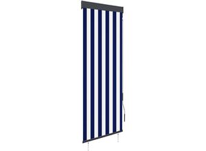 8719883795034 - Bonnevie - Außenrollo 60 x 250 cm Blau und Weiß vidaXL457750