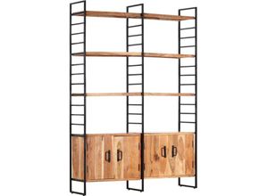 8719883711812 - Vidaxl - Bücherregal 4 Etagen 124x30x180 cm Massivholz Akazie