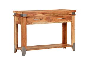 8720286672266 - Bonnevie - KonsolentischFlurtisch 110x34x74 cm Massivholz Akazie vidaXL